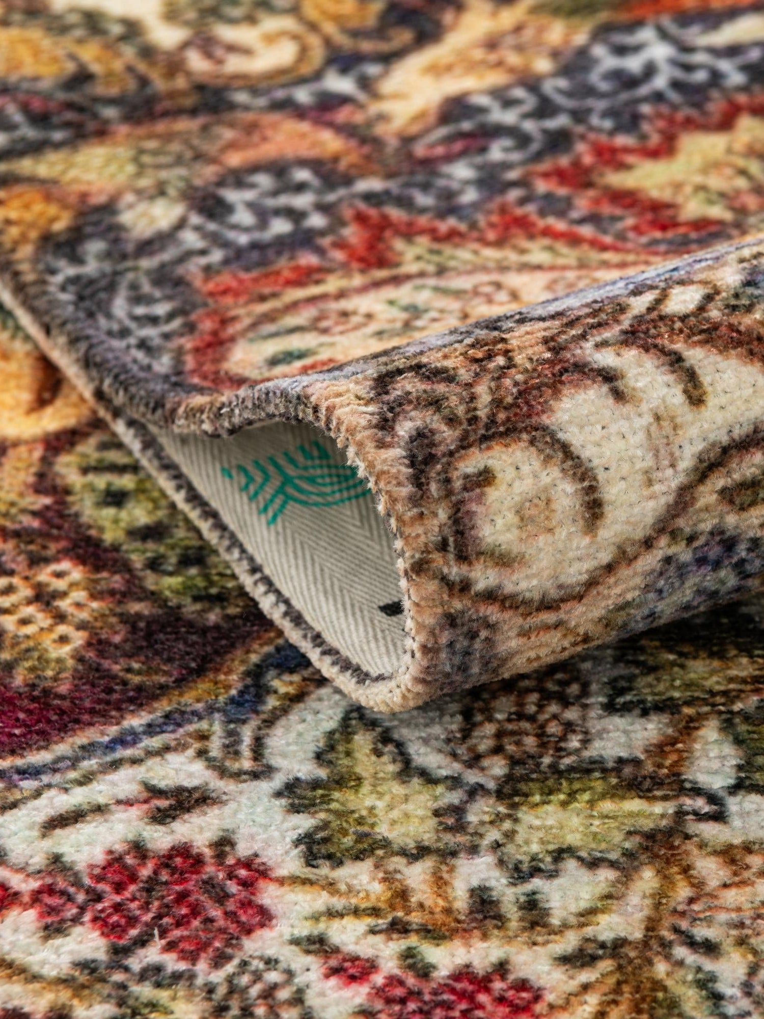 Multicolor 3' 3 x 11' 10 Boutique Runner Area Rug Chenille Polyester Cotton Traditional Oriental Inspired Classical Carpet for Living Rooms Dining Office Space Interior Design for Sale at Rug Engine