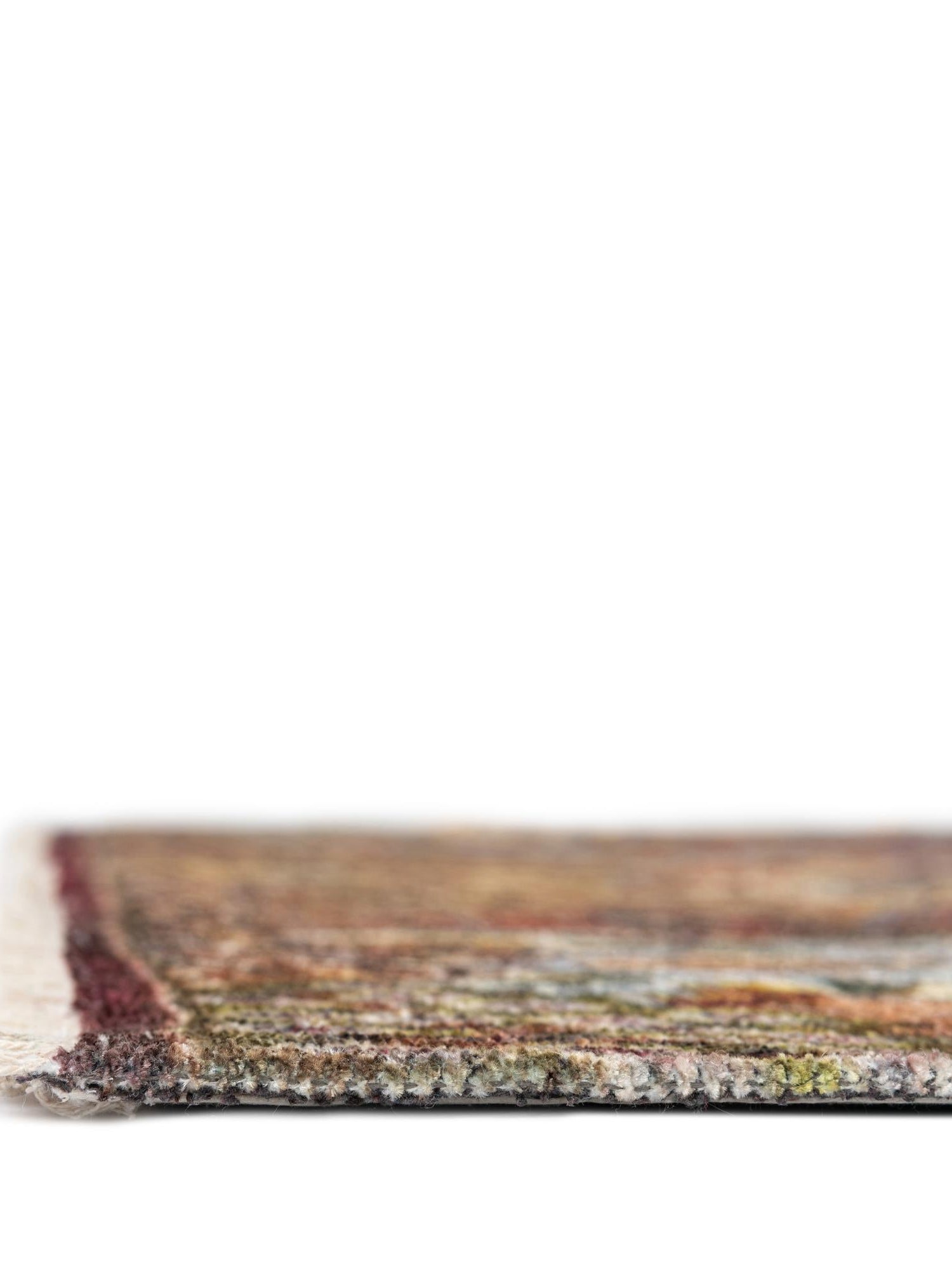 Multicolor 3' 3 x 11' 10 Boutique Runner Area Rug Chenille Polyester Cotton Traditional Oriental Inspired Classical Carpet for Living Rooms Dining Office Space Interior Design for Sale at Rug Engine