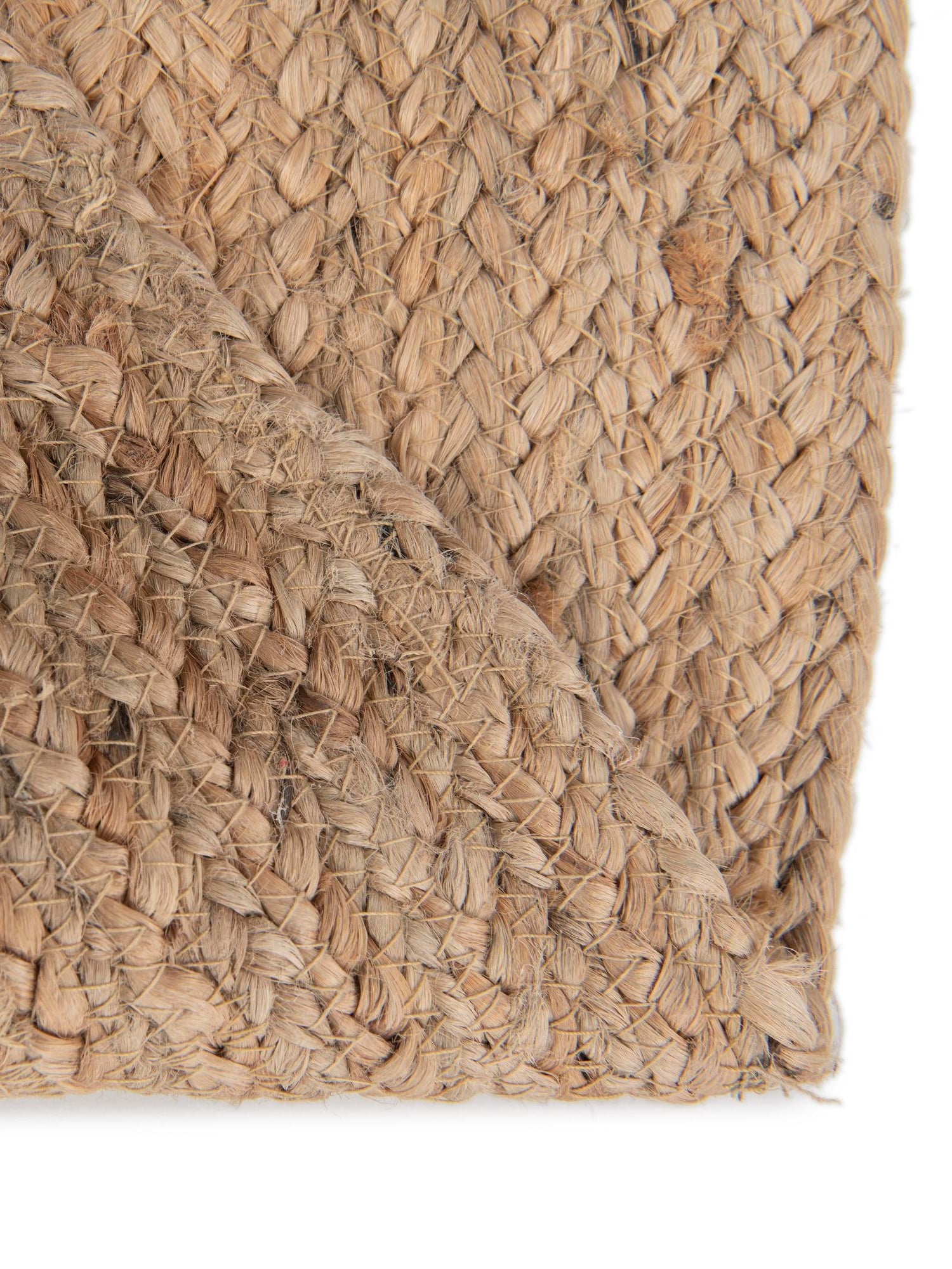 Natural 6' 1 x 6' 1 Kids Braided Jute Round Area Rug for Baby Nursery, Toddler Playroom,  Bedrooms All Natural Eco-Friendly Sustainable Carpet for Sale at Rug Engine