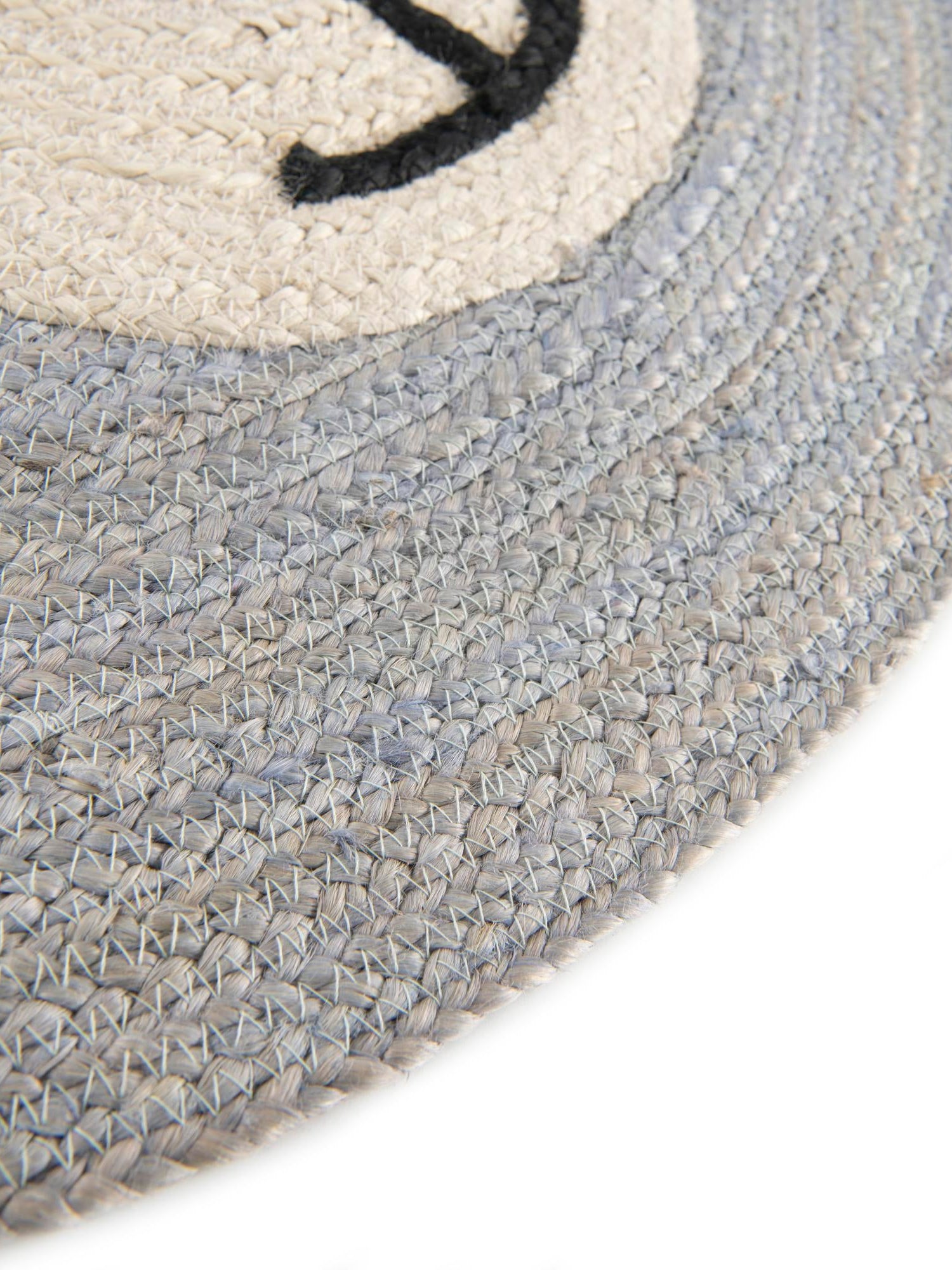 Gray 3' 1 x 3' 1 Kids Braided Jute Round Area Rug for Baby Nursery, Toddler Playroom,  Bedrooms All Natural Eco-Friendly Sustainable Carpet for Sale at Rug Engine
