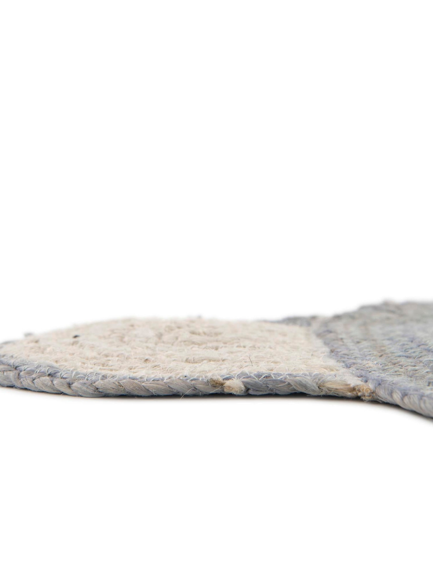 Gray 3' 1 x 3' 1 Kids Braided Jute Round Area Rug for Baby Nursery, Toddler Playroom,  Bedrooms All Natural Eco-Friendly Sustainable Carpet for Sale at Rug Engine