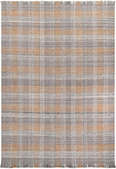 Washable Desert Gray 10' x 14' 1 Eco Plaid Indoor Outdoor Washable Rectangle Area Rug Easy to Clean Stain Resistant & Durable Weather Resistant for Patio, Deck, Terrace, Balcony, Porch 100% Recycled Plastic Bottles Carpet Mat for Sale at Rug Engine