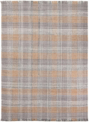 Washable Desert Gray 9' x 12' Eco Plaid Indoor Outdoor Washable Rectangle Area Rug Easy to Clean Stain Resistant & Durable Weather Resistant for Patio, Deck, Terrace, Balcony, Porch 100% Recycled Plastic Bottles Carpet Mat for Sale at Rug Engine