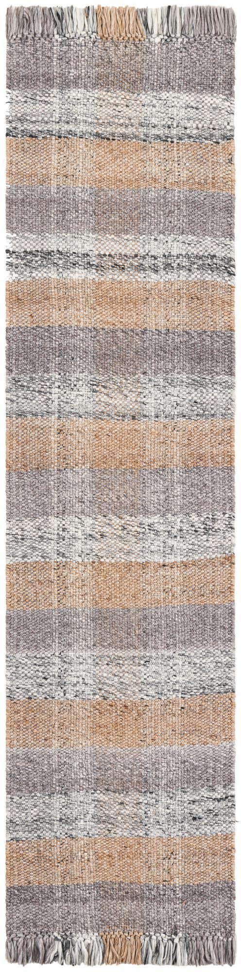 Washable Desert Gray 2' x 8' Eco Plaid Indoor Outdoor Washable Runner Area Rug Easy to Clean Stain Resistant & Durable Weather Resistant for Patio, Deck, Terrace, Balcony, Porch 100% Recycled Plastic Bottles Carpet Mat for Sale at Rug Engine