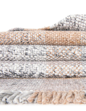 Washable Desert Gray 2' x 6' 1 Eco Plaid Indoor Outdoor Washable Runner Area Rug Easy to Clean Stain Resistant & Durable Weather Resistant for Patio, Deck, Terrace, Balcony, Porch 100% Recycled Plastic Bottles Carpet Mat for Sale at Rug Engine