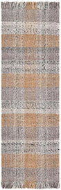 Washable Desert Gray 2' x 6' 1 Eco Plaid Indoor Outdoor Washable Runner Area Rug Easy to Clean Stain Resistant & Durable Weather Resistant for Patio, Deck, Terrace, Balcony, Porch 100% Recycled Plastic Bottles Carpet Mat for Sale at Rug Engine