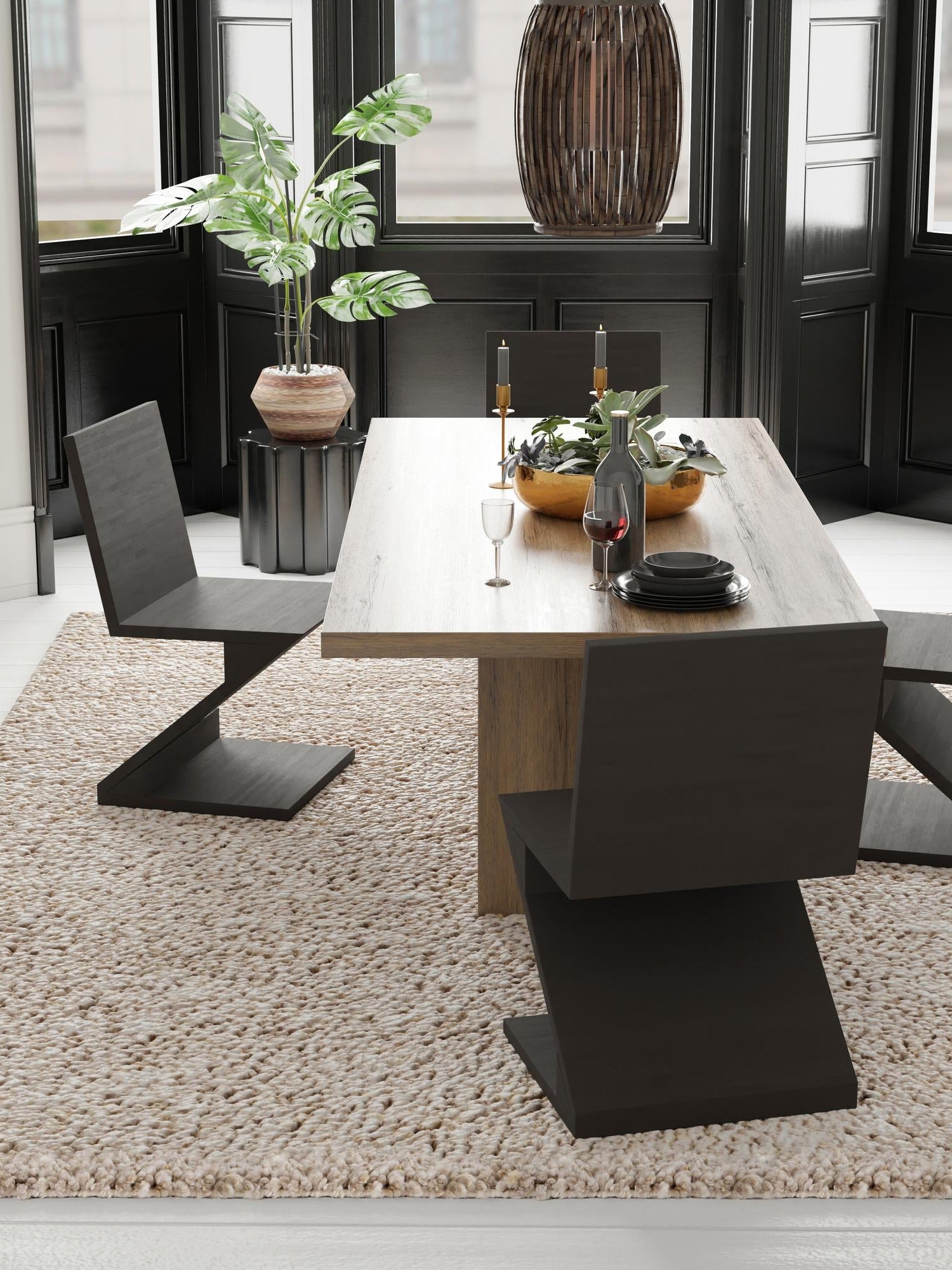 Taupe 5' 1 x 7' 1 Haka Deluxe Shag Rectangle Area Rug Thick Soft Touch Fluffy & Plush Shaggy Pile Hand Woven New Zealand Wool Carpet for Sale at Rug Engine