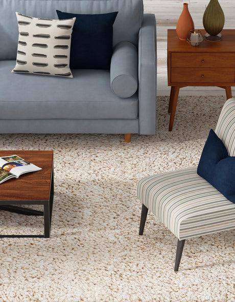 Taupe 10' x 14' 1 Haka Deluxe Shag Rectangle Area Rug Thick Soft Touch Fluffy & Plush Shaggy Pile Hand Woven New Zealand Wool Carpet for Sale at Rug Engine