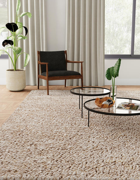 Taupe 5' 1 x 7' 1 Haka Deluxe Shag Rectangle Area Rug Thick Soft Touch Fluffy & Plush Shaggy Pile Hand Woven New Zealand Wool Carpet for Sale at Rug Engine