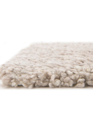 Taupe 2' x 4' 1 Haka Deluxe Shag Runner Area Rug Thick Soft Touch Fluffy & Plush Shaggy Pile Hand Woven New Zealand Wool Carpet for Sale at Rug Engine