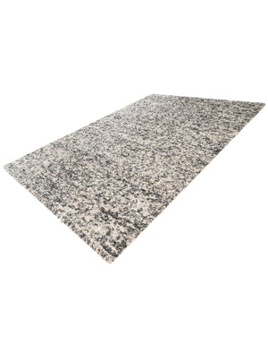 Salt and Pepper 10' x 14' 1 Haka Deluxe Shag Rectangle Area Rug Thick Soft Touch Fluffy & Plush Shaggy Pile Hand Woven New Zealand Wool Carpet for Sale at Rug Engine