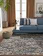 Salt and Pepper 10' x 10' Haka Deluxe Shag Square Area Rug Thick Soft Touch Fluffy & Plush Shaggy Pile Hand Woven New Zealand Wool Carpet for Sale at Rug Engine