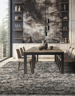 Salt and Pepper 10' x 10' Haka Deluxe Shag Square Area Rug Thick Soft Touch Fluffy & Plush Shaggy Pile Hand Woven New Zealand Wool Carpet for Sale at Rug Engine