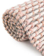 Pink and Gray 7' 10 x 10' Seaside Pearl Jute Rectangle Area Rug 60% Jute & 40% Wool All Natural Coastal Mood Carpet for Eco Friendly Home Interior Design for Sale at Rug Engine