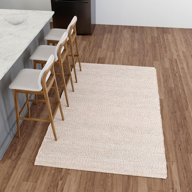 Pink and Gray 7' 10 x 10' Seaside Pearl Jute Rectangle Area Rug 60% Jute & 40% Wool All Natural Coastal Mood Carpet for Eco Friendly Home Interior Design for Sale at Rug Engine