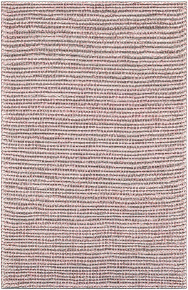 Pink and Gray 6' 1 x 9' Seaside Pearl Jute Rectangle Area Rug 60% Jute & 40% Wool All Natural Coastal Mood Carpet for Eco Friendly Home Interior Design for Sale at Rug Engine