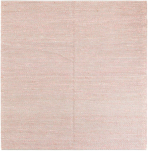 Pink and Gray 7' 10 x 7' 10 Seaside Pearl Jute Square Area Rug 60% Jute & 40% Wool All Natural Coastal Mood Carpet for Eco Friendly Home Interior Design for Sale at Rug Engine