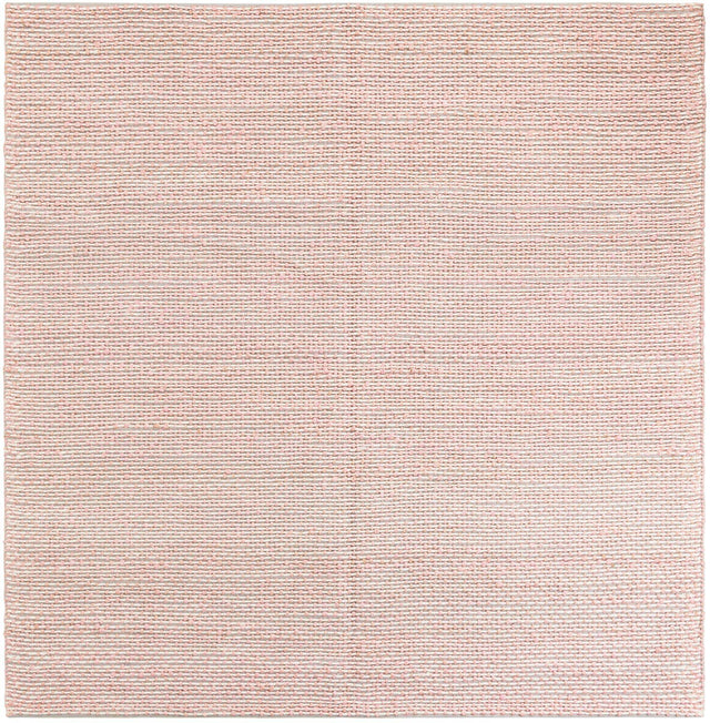 Pink and Gray 7' 10 x 7' 10 Seaside Pearl Jute Square Area Rug 60% Jute & 40% Wool All Natural Coastal Mood Carpet for Eco Friendly Home Interior Design for Sale at Rug Engine
