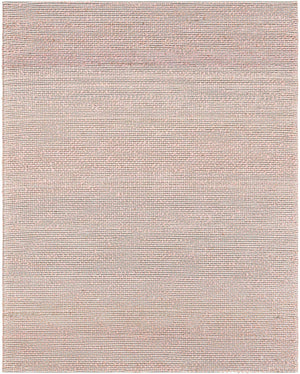Pink and Gray 7' 10 x 10' Seaside Pearl Jute Rectangle Area Rug 60% Jute & 40% Wool All Natural Coastal Mood Carpet for Eco Friendly Home Interior Design for Sale at Rug Engine