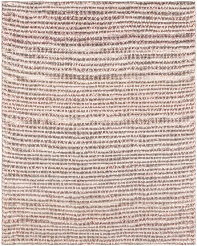 Pink and Gray 7' 10 x 10' Seaside Pearl Jute Rectangle Area Rug 60% Jute & 40% Wool All Natural Coastal Mood Carpet for Eco Friendly Home Interior Design for Sale at Rug Engine
