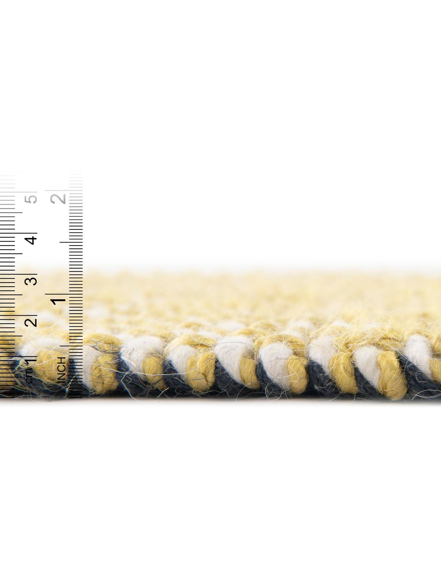 Yellow and Navy 10' x 14' 1 Seaside Pearl Jute Rectangle Area Rug 60% Jute & 40% Wool All Natural Coastal Mood Carpet for Eco Friendly Home Interior Design for Sale at Rug Engine