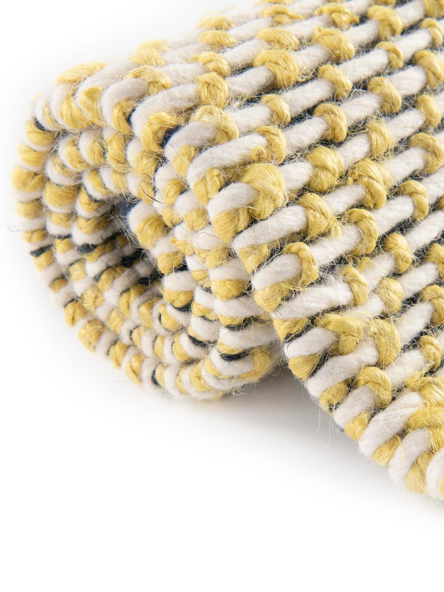 Yellow and Navy 7' 10 x 10' Seaside Pearl Jute Rectangle Area Rug 60% Jute & 40% Wool All Natural Coastal Mood Carpet for Eco Friendly Home Interior Design for Sale at Rug Engine