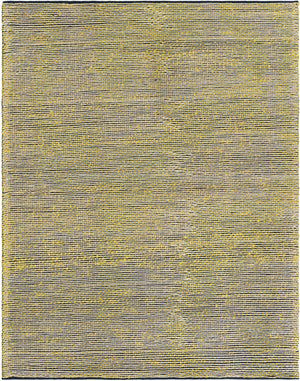 Yellow and Navy 7' 10 x 10' Seaside Pearl Jute Rectangle Area Rug 60% Jute & 40% Wool All Natural Coastal Mood Carpet for Eco Friendly Home Interior Design for Sale at Rug Engine