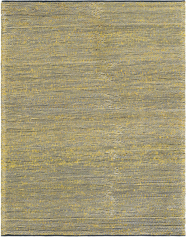 Yellow and Navy 7' 10 x 10' Seaside Pearl Jute Rectangle Area Rug 60% Jute & 40% Wool All Natural Coastal Mood Carpet for Eco Friendly Home Interior Design for Sale at Rug Engine
