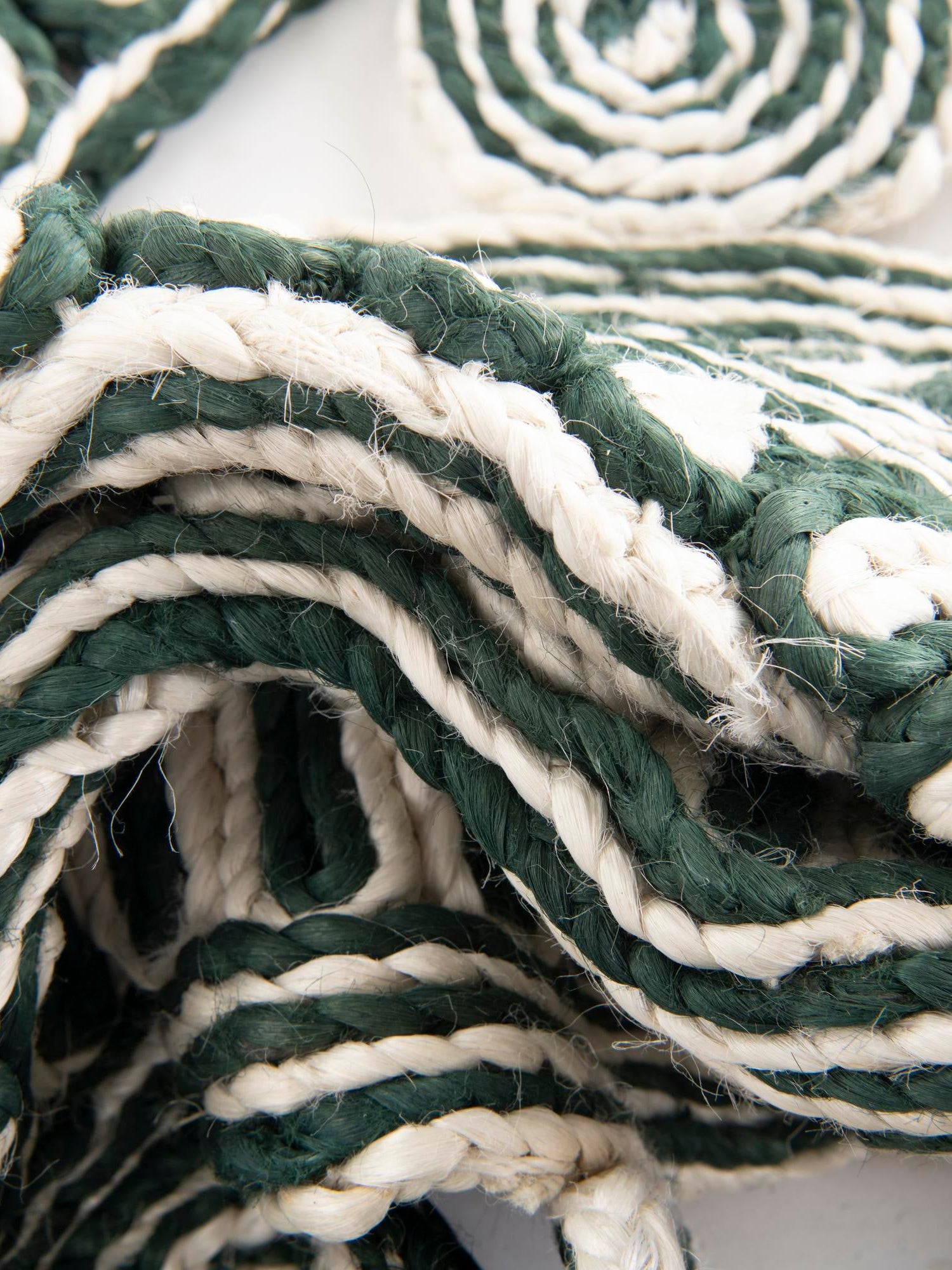 Green and White 3' 1 x 3' 1 Braided Jute Round Area Rug 100% Jute Hand Braided Natural Eco-Friendly Boho Style Carpet for Living Rooms Dining Office Space Dorms for Sale at Rug Engine