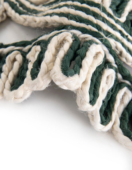 Green and White 5' 1 x 5' 1 Braided Jute Round Area Rug 100% Jute Hand Braided Natural Eco-Friendly Boho Style Carpet for Living Rooms Dining Office Space Dorms for Sale at Rug Engine