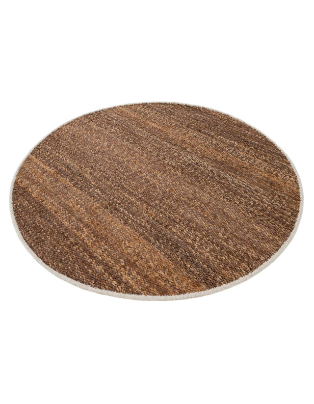 Sepia Brown 3' 1 x 3' 1 Palm Beach Jute Round Area Rug All Natural Eco-Friendly Carpet for Modern Minimalist Interior Design Home Decorating for Sale at Rug Engine