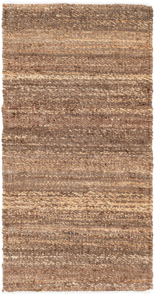 Sepia Brown 2' x 4' 1 Palm Beach Jute Runner Area Rug All Natural Eco-Friendly Carpet for Modern Minimalist Interior Design Home Decorating for Sale at Rug Engine