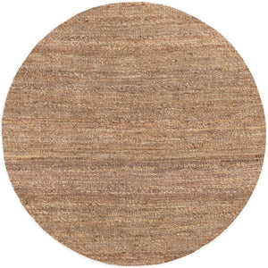 Sepia Brown 5' 3 x 5' 3 Palm Beach Jute Round Area Rug All Natural Eco-Friendly Carpet for Modern Minimalist Interior Design Home Decorating for Sale at Rug Engine