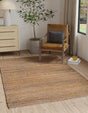 Sepia Brown 7' 10 x 10' Palm Beach Jute Rectangle Area Rug All Natural Eco-Friendly Carpet for Modern Minimalist Interior Design Home Decorating for Sale at Rug Engine