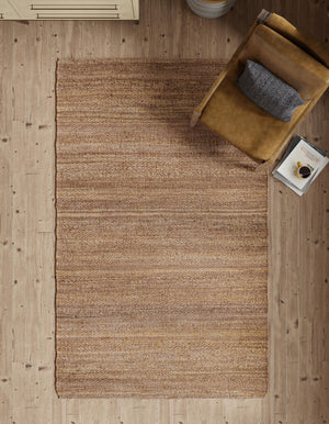 Sepia Brown 4' 1 x 6' 1 Palm Beach Jute Rectangle Area Rug All Natural Eco-Friendly Carpet for Modern Minimalist Interior Design Home Decorating for Sale at Rug Engine