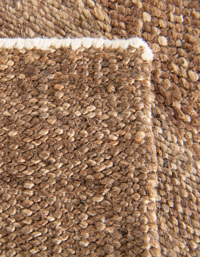 Sepia Brown 2' x 8' Palm Beach Jute Runner Area Rug All Natural Eco-Friendly Carpet for Modern Minimalist Interior Design Home Decorating for Sale at Rug Engine