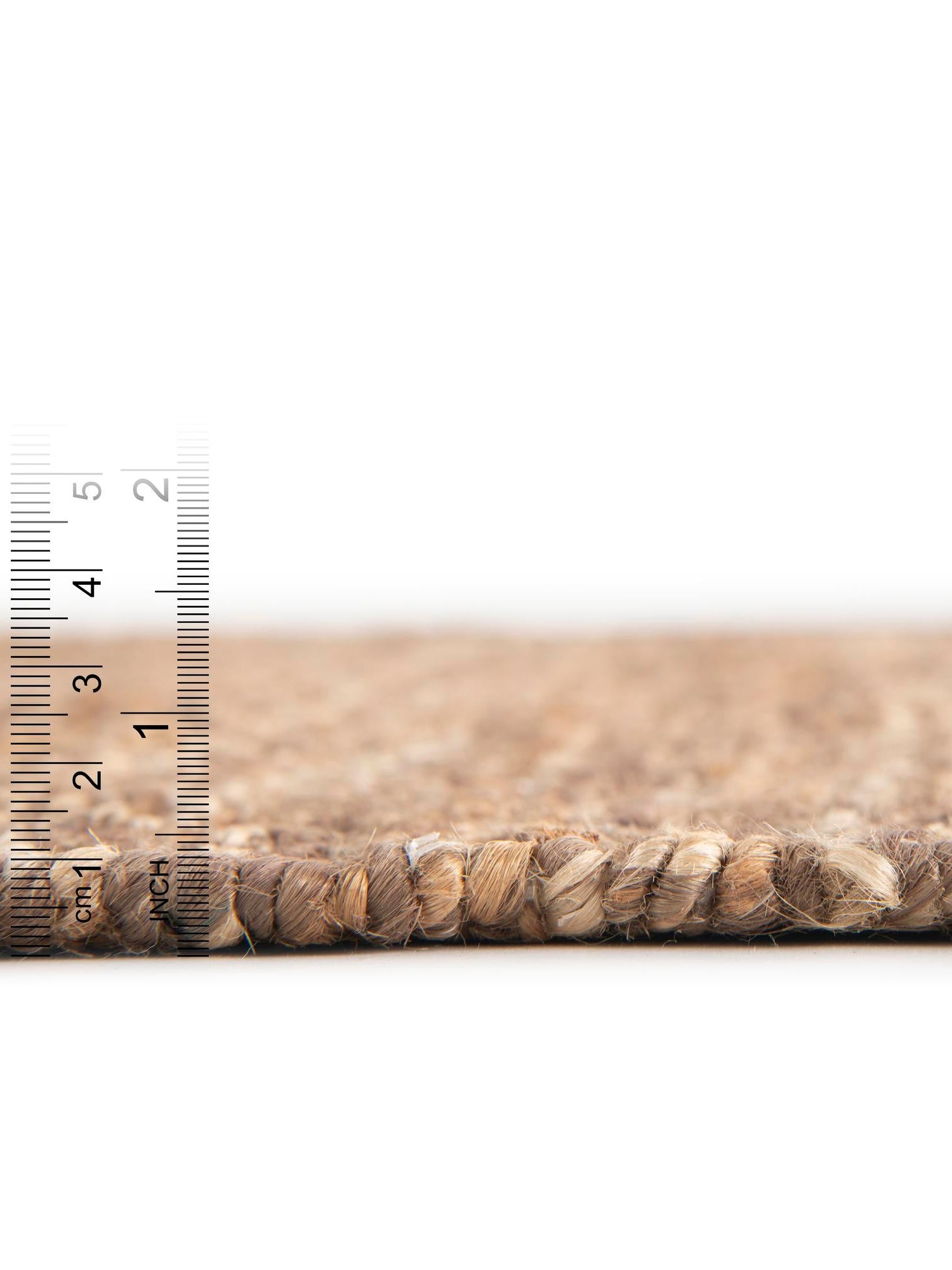 Sepia Brown 5' 3 x 5' 3 Palm Beach Jute Round Area Rug All Natural Eco-Friendly Carpet for Modern Minimalist Interior Design Home Decorating for Sale at Rug Engine