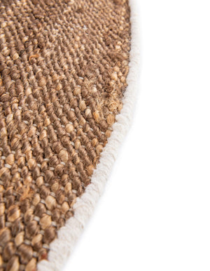 Sepia Brown 3' 1 x 3' 1 Palm Beach Jute Round Area Rug All Natural Eco-Friendly Carpet for Modern Minimalist Interior Design Home Decorating for Sale at Rug Engine
