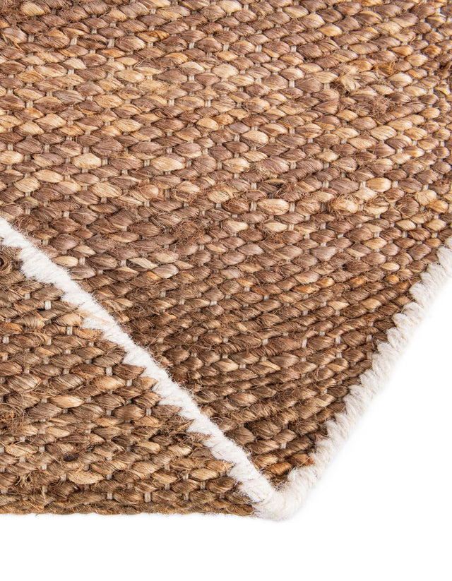 Sepia Brown 4' 1 x 4' 1 Palm Beach Jute Round Area Rug All Natural Eco-Friendly Carpet for Modern Minimalist Interior Design Home Decorating for Sale at Rug Engine