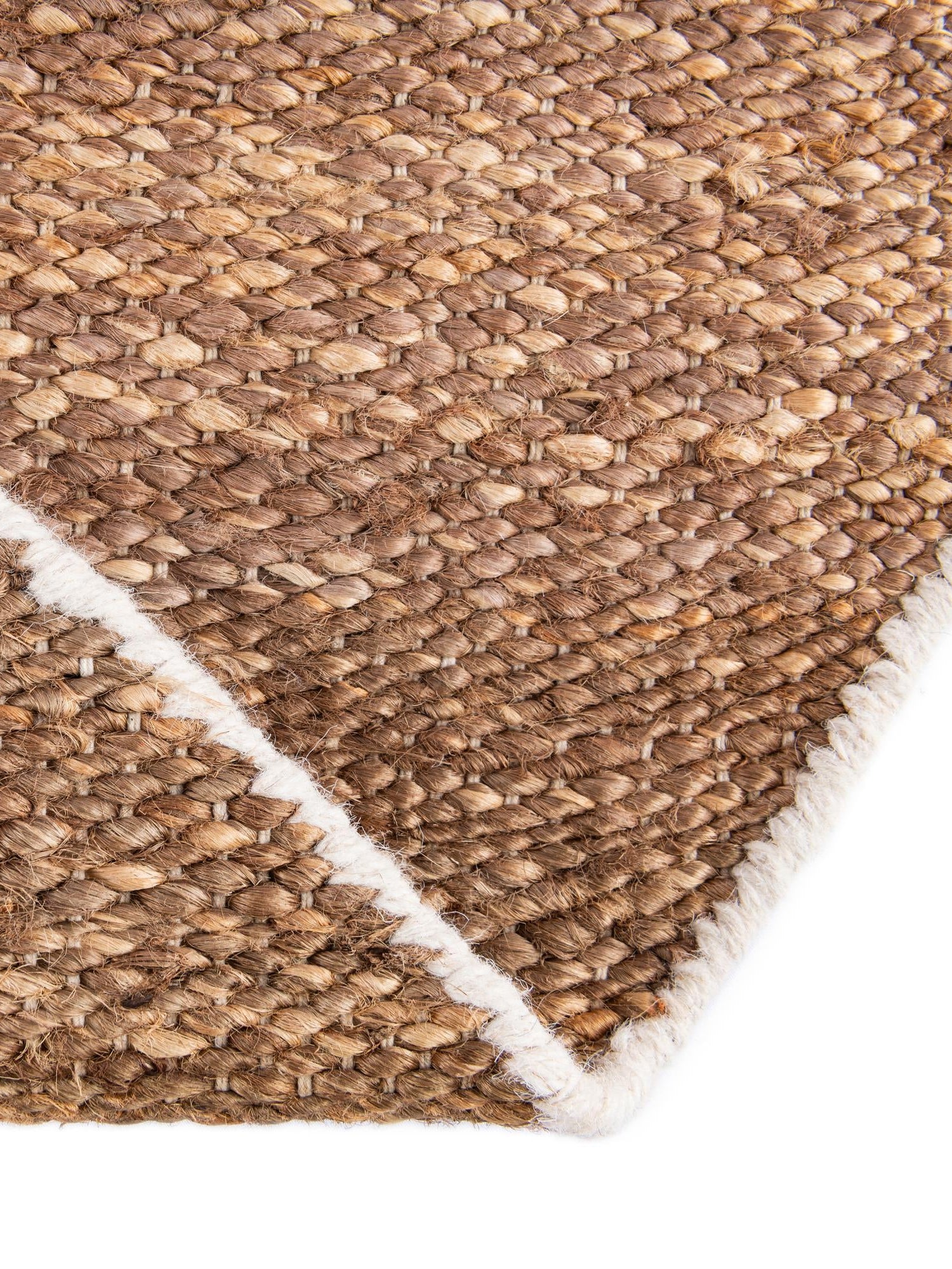 Sepia Brown 5' 3 x 5' 3 Palm Beach Jute Round Area Rug All Natural Eco-Friendly Carpet for Modern Minimalist Interior Design Home Decorating for Sale at Rug Engine