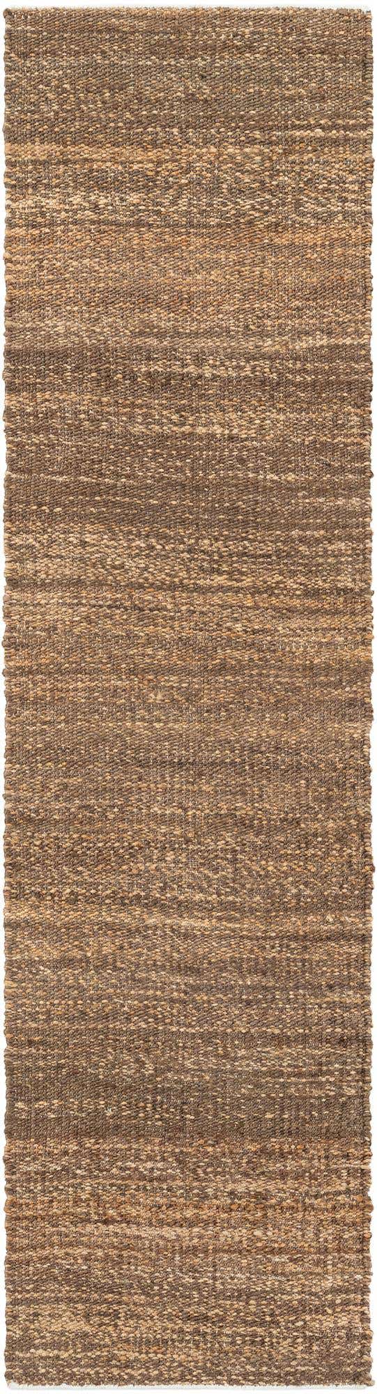 Sepia Brown 2' x 8' Palm Beach Jute Runner Area Rug All Natural Eco-Friendly Carpet for Modern Minimalist Interior Design Home Decorating for Sale at Rug Engine