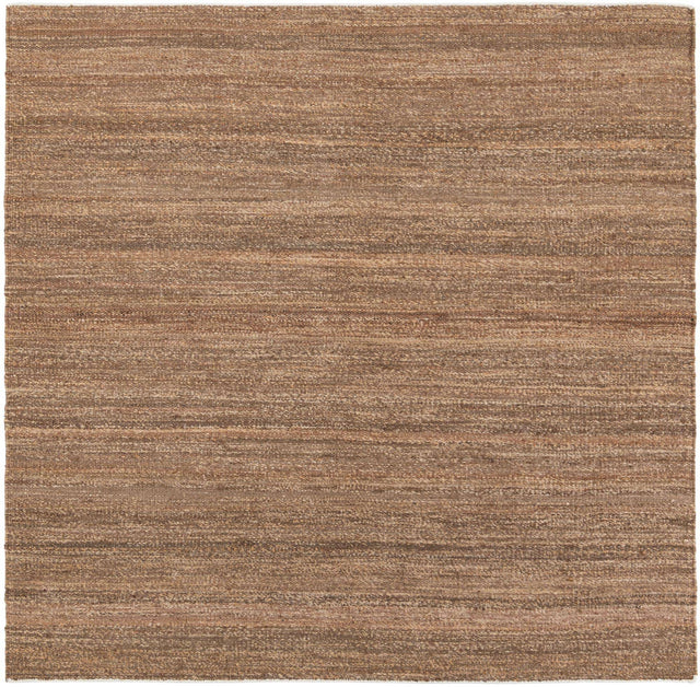 Sepia Brown 7' 10 x 7' 10 Palm Beach Jute Square Area Rug All Natural Eco-Friendly Carpet for Modern Minimalist Interior Design Home Decorating for Sale at Rug Engine