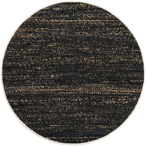 Midnight Denim Blue 3' 1 x 3' 1 Palm Beach Jute Round Area Rug All Natural Eco-Friendly Carpet for Modern Minimalist Interior Design Home Decorating for Sale at Rug Engine