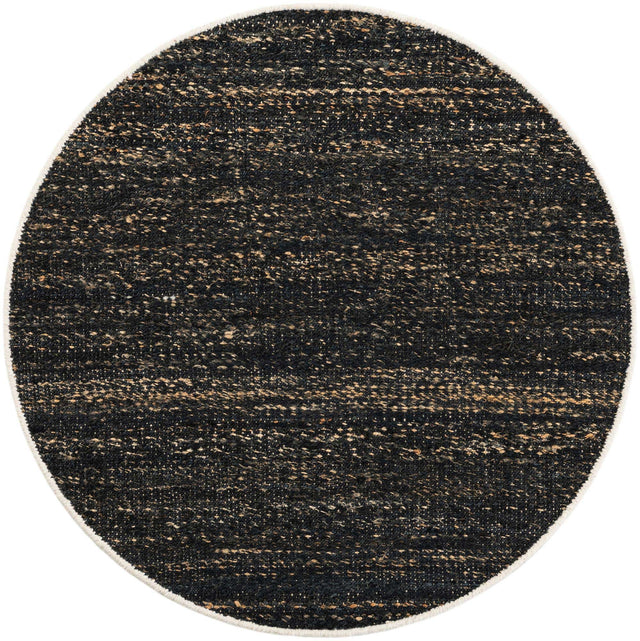 Midnight Denim Blue 3' 1 x 3' 1 Palm Beach Jute Round Area Rug All Natural Eco-Friendly Carpet for Modern Minimalist Interior Design Home Decorating for Sale at Rug Engine