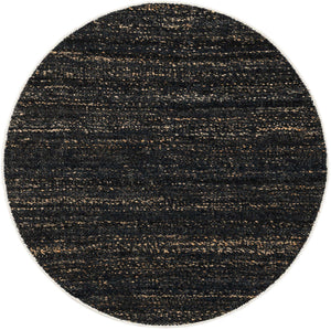 Midnight Denim Blue 4' 1 x 4' 1 Palm Beach Jute Round Area Rug All Natural Eco-Friendly Carpet for Modern Minimalist Interior Design Home Decorating for Sale at Rug Engine