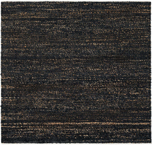 Midnight Denim Blue 4' 1 x 4' 1 Palm Beach Jute Square Area Rug All Natural Eco-Friendly Carpet for Modern Minimalist Interior Design Home Decorating for Sale at Rug Engine