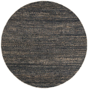 Midnight Denim Blue 5' 3 x 5' 3 Palm Beach Jute Round Area Rug All Natural Eco-Friendly Carpet for Modern Minimalist Interior Design Home Decorating for Sale at Rug Engine