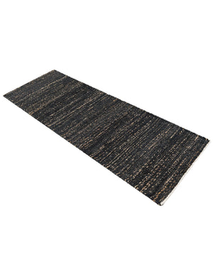 Midnight Denim Blue 2' x 6' 1 Palm Beach Jute Runner Area Rug All Natural Eco-Friendly Carpet for Modern Minimalist Interior Design Home Decorating for Sale at Rug Engine