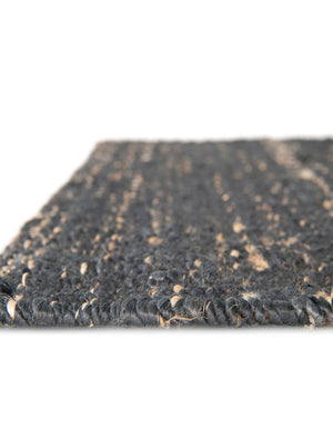 Midnight Denim Blue 2' x 6' 1 Palm Beach Jute Runner Area Rug All Natural Eco-Friendly Carpet for Modern Minimalist Interior Design Home Decorating for Sale at Rug Engine