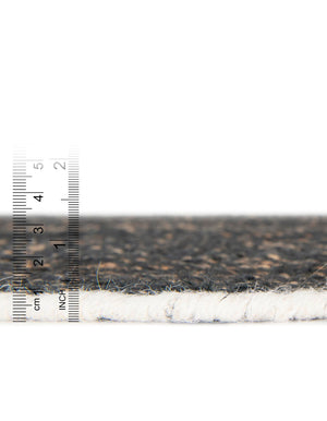 Midnight Denim Blue 5' 3 x 5' 3 Palm Beach Jute Round Area Rug All Natural Eco-Friendly Carpet for Modern Minimalist Interior Design Home Decorating for Sale at Rug Engine